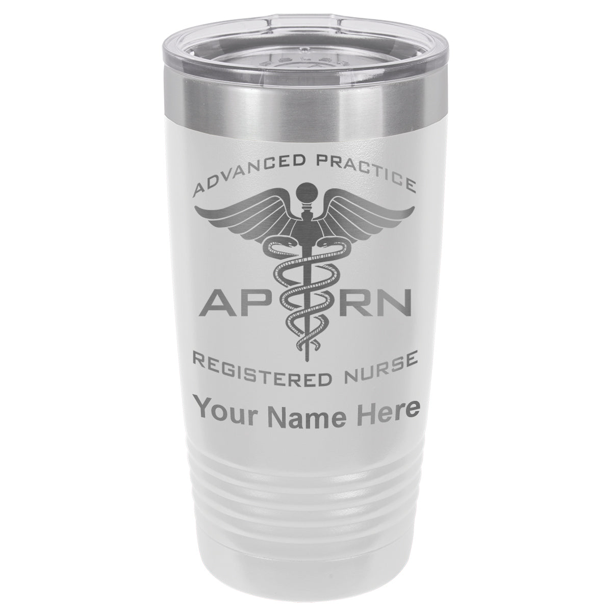 20oz Vacuum Insulated Tumbler Mug, APRN Advanced Practice Registered Nurse, Personalized Engraving Included