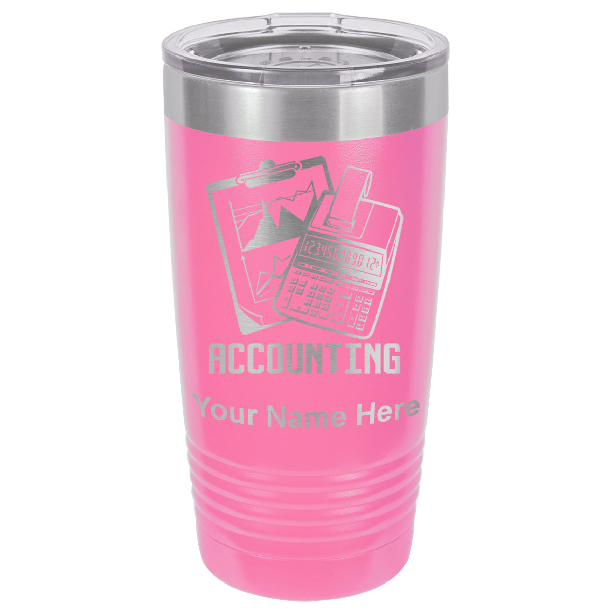 20oz Vacuum Insulated Tumbler Mug, Accounting, Personalized Engraving Included - LaserGram Custom Engraved Gifts