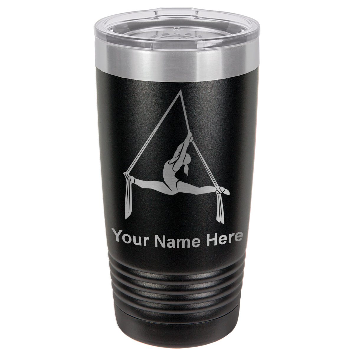 20oz Vacuum Insulated Tumbler Mug, Aerial Silks, Personalized Engraving Included