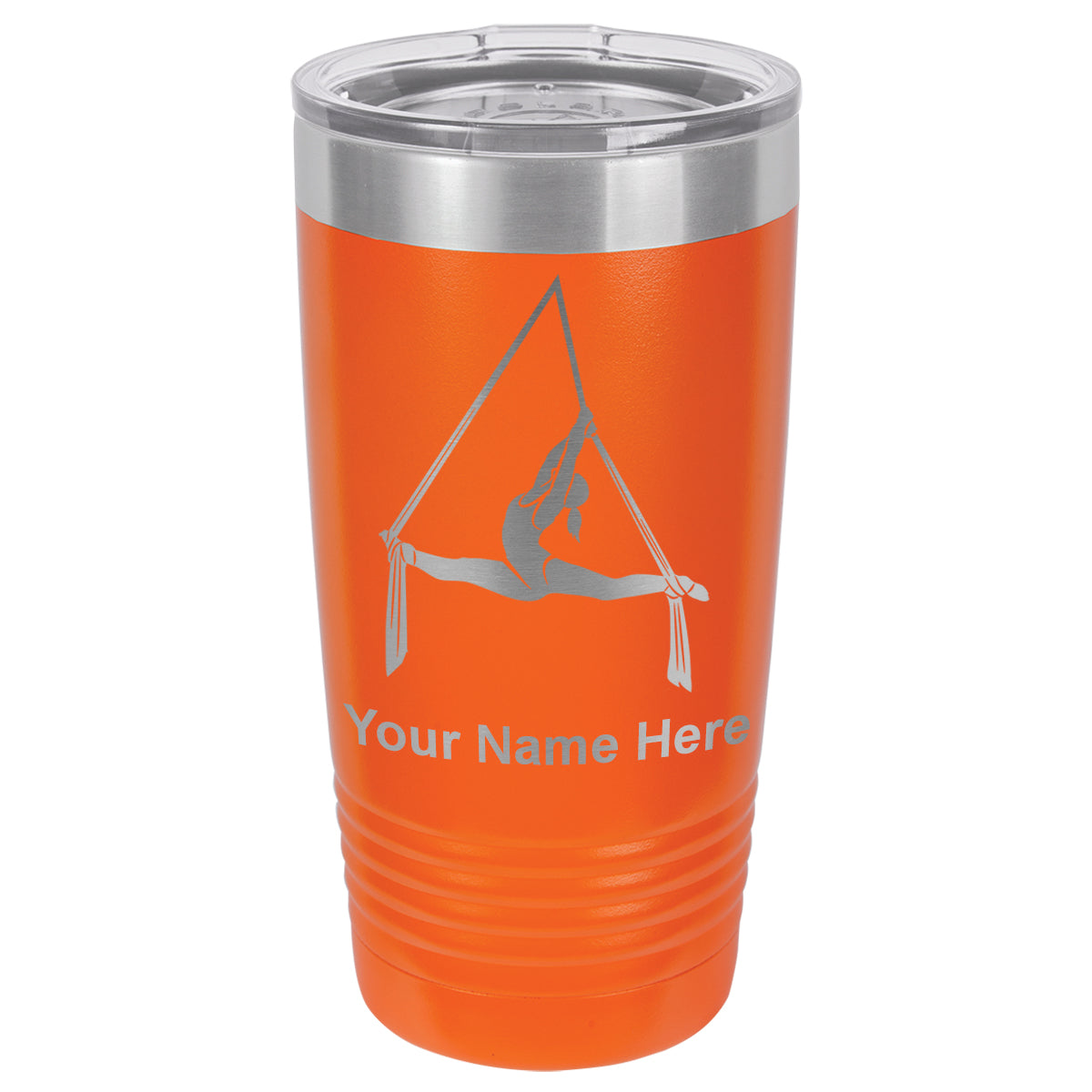 20oz Vacuum Insulated Tumbler Mug, Aerial Silks, Personalized Engraving Included