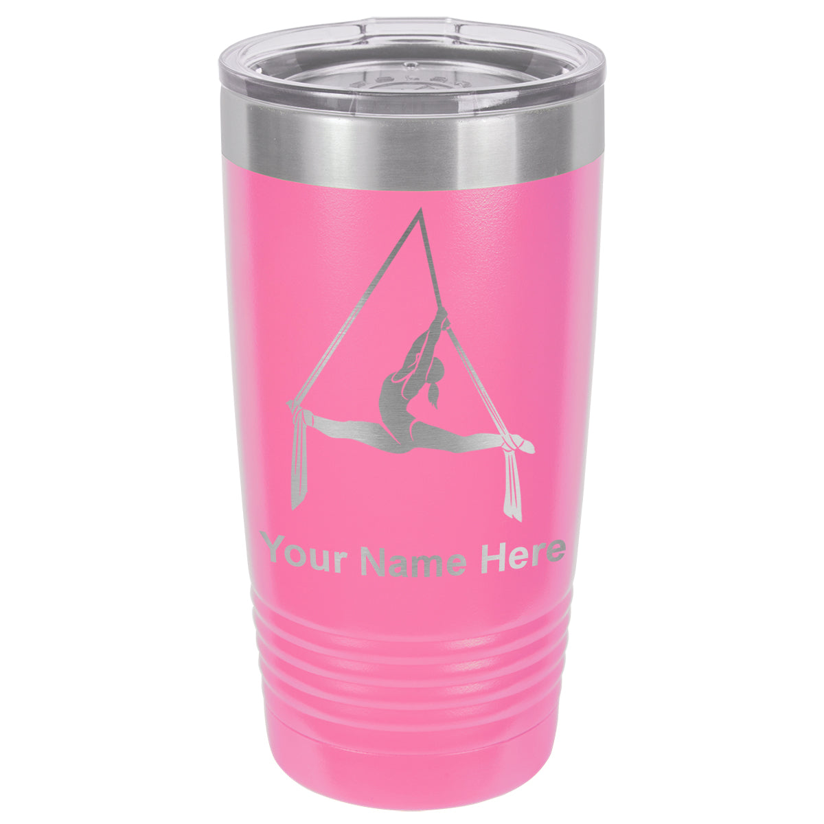 20oz Vacuum Insulated Tumbler Mug, Aerial Silks, Personalized Engraving Included