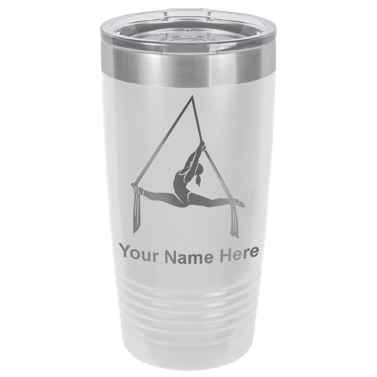 20oz Vacuum Insulated Tumbler Mug, Aerial Silks, Personalized Engraving Included
