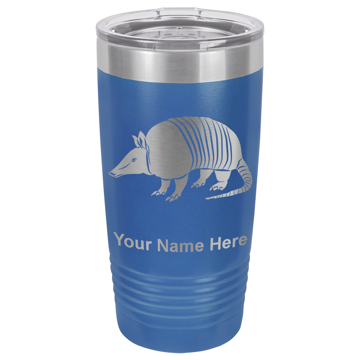 20oz Vacuum Insulated Tumbler Mug, Armadillo, Personalized Engraving Included