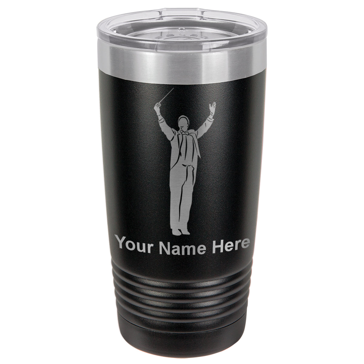 20oz Vacuum Insulated Tumbler Mug, Band Director, Personalized Engraving Included