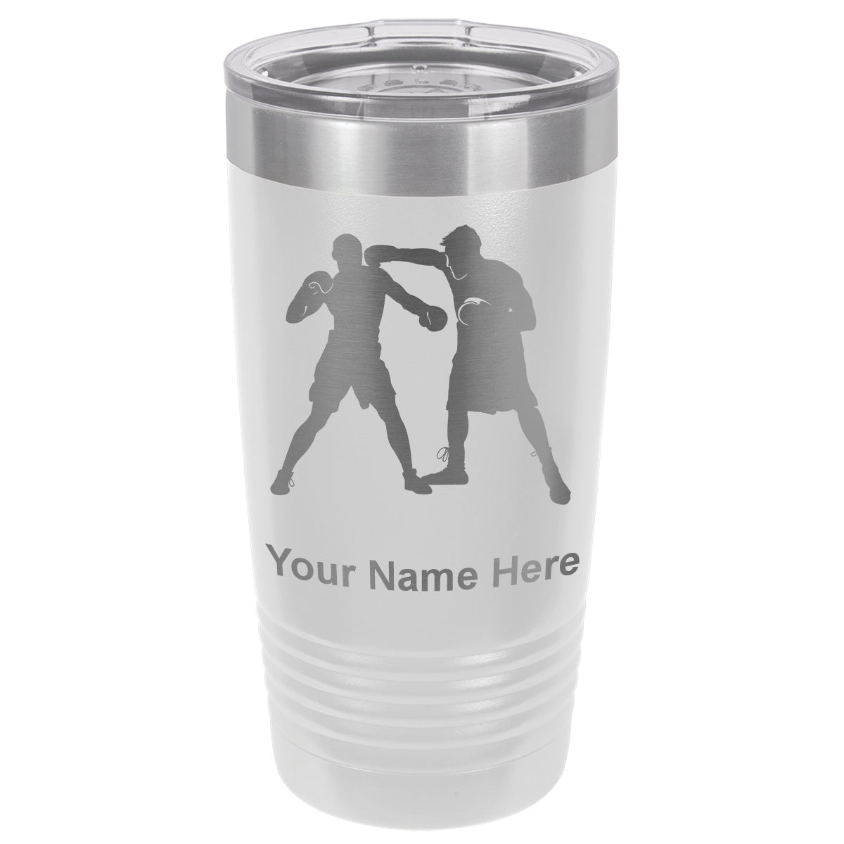 20oz Vacuum Insulated Tumbler Mug, Boxers Boxing, Personalized Engraving Included