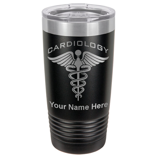 20oz Vacuum Insulated Tumbler Mug, Cardiology, Personalized Engraving Included