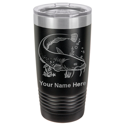 20oz Vacuum Insulated Tumbler Mug, Catfish, Personalized Engraving Included