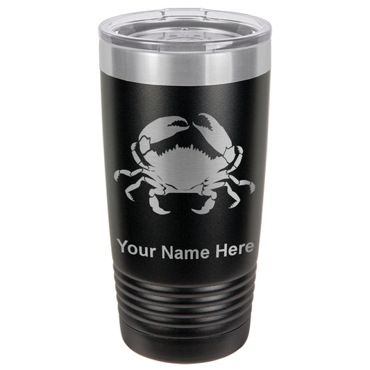 20oz Vacuum Insulated Tumbler Mug, Crab, Personalized Engraving Included