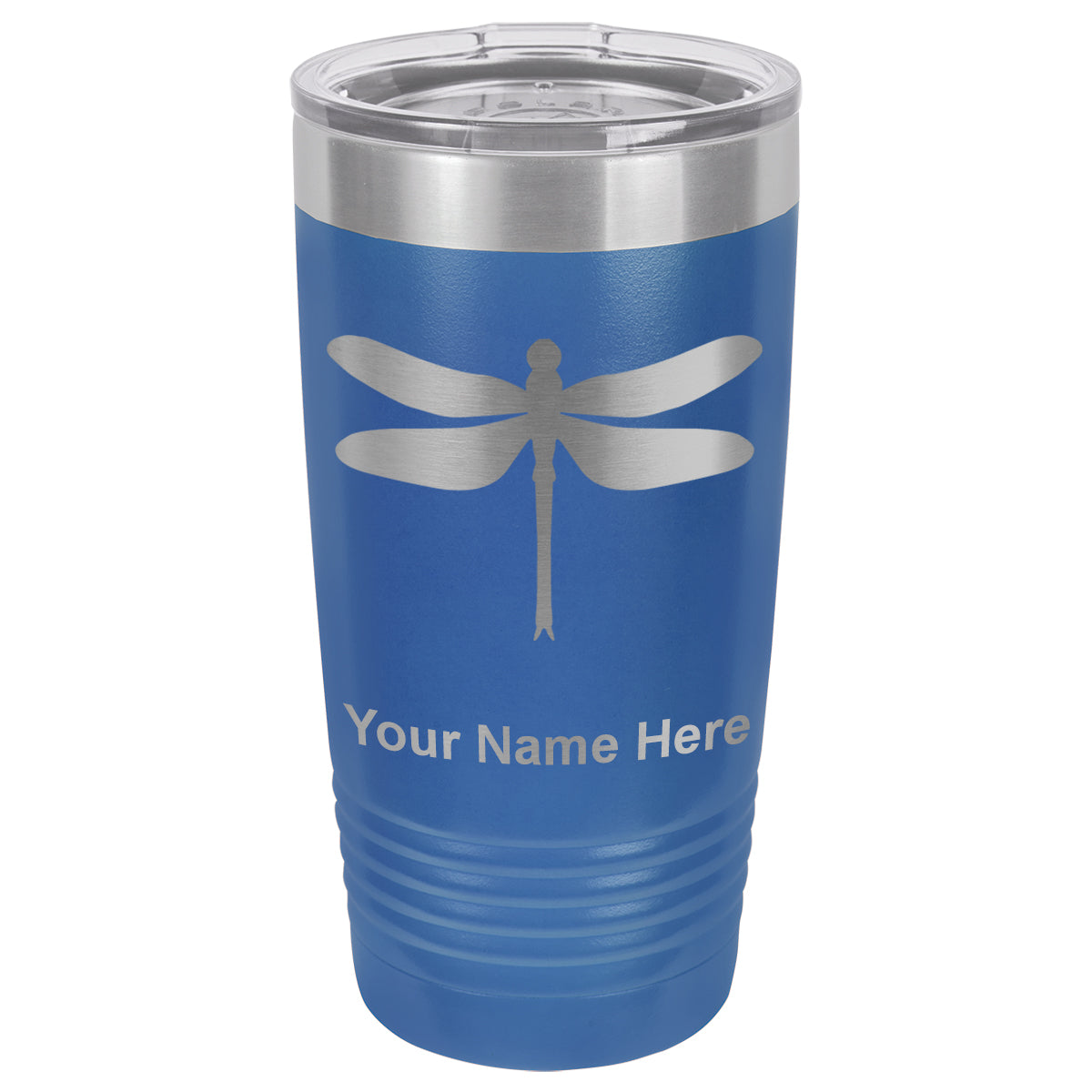 20oz Vacuum Insulated Tumbler Mug, Dragonfly, Personalized Engraving Included