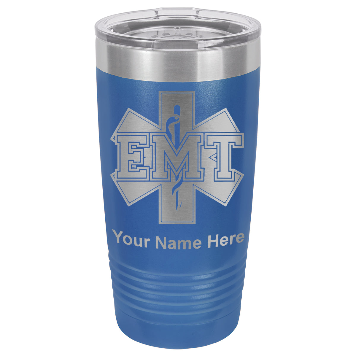 20oz Vacuum Insulated Tumbler Mug, EMT Emergency Medical Technician, Personalized Engraving Included