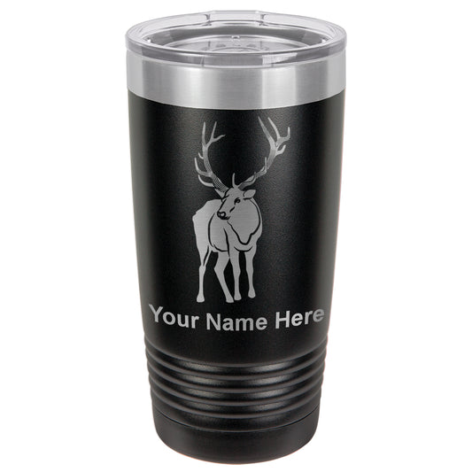 20oz Vacuum Insulated Tumbler Mug, Elk, Personalized Engraving Included