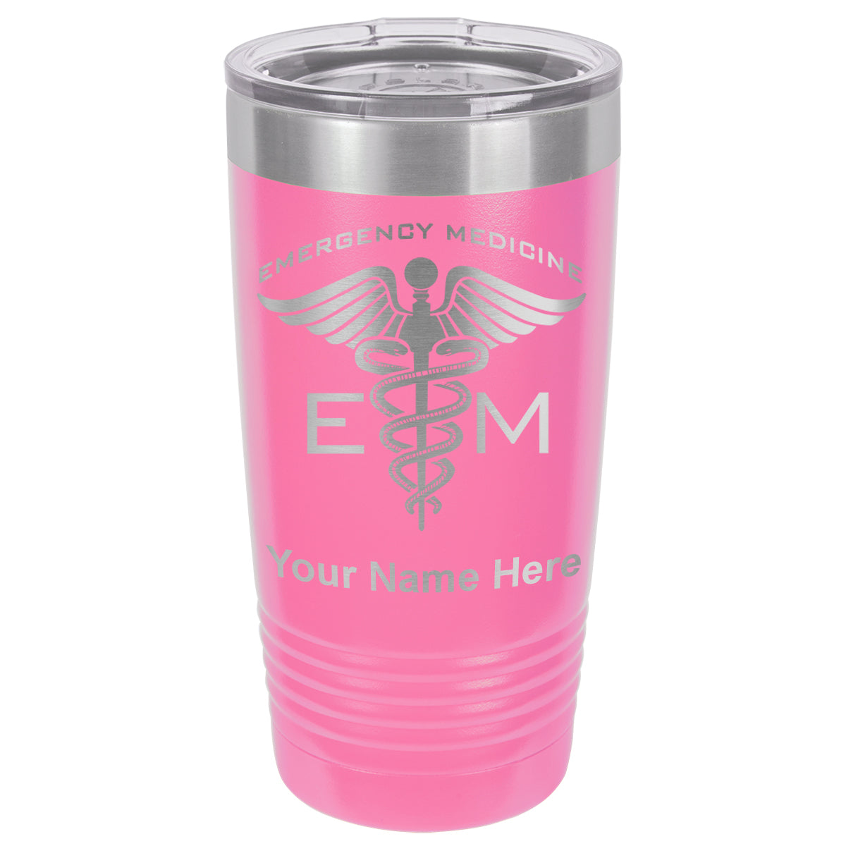 20oz Vacuum Insulated Tumbler Mug, Emergency Medicine, Personalized Engraving Included