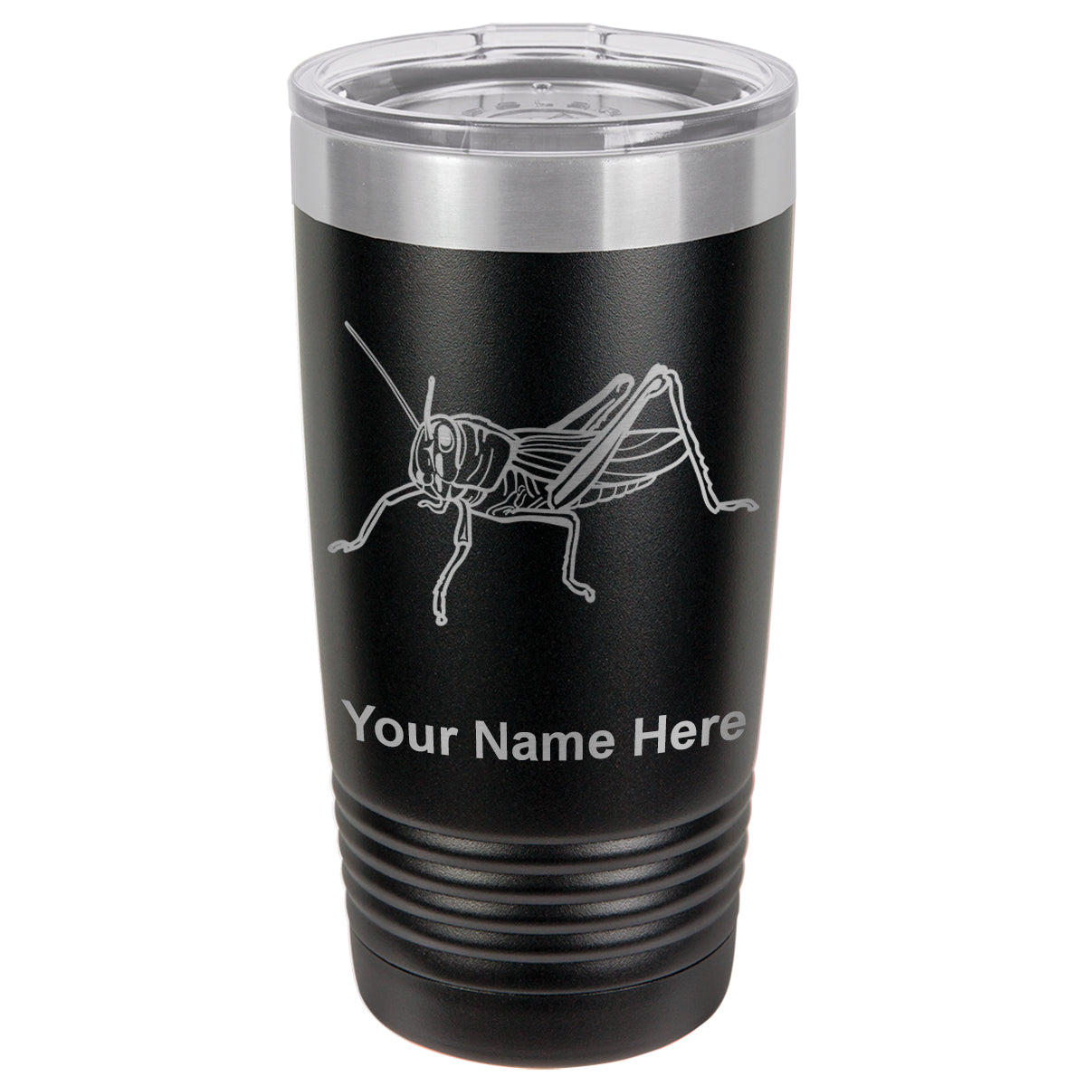 20oz Vacuum Insulated Tumbler Mug, Grasshopper, Personalized Engraving Included