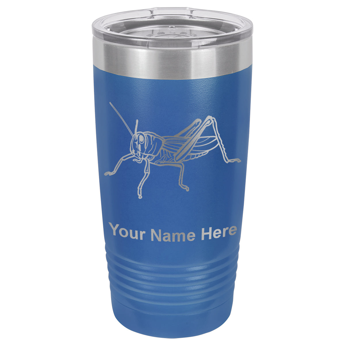 20oz Vacuum Insulated Tumbler Mug, Grasshopper, Personalized Engraving Included