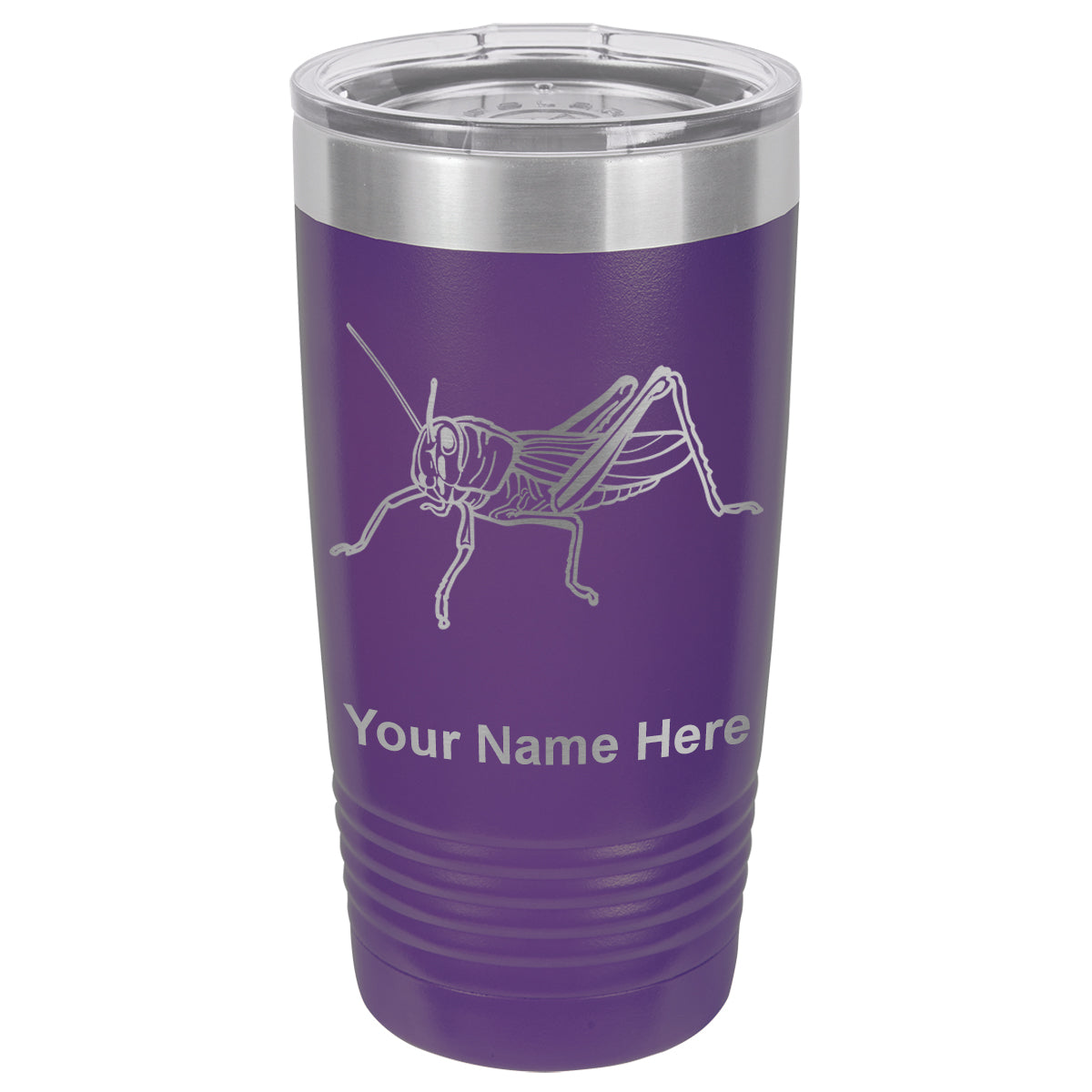 20oz Vacuum Insulated Tumbler Mug, Grasshopper, Personalized Engraving Included