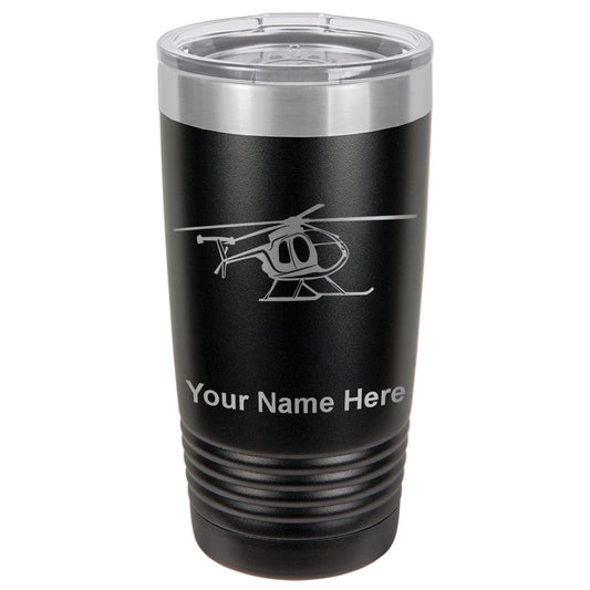 20oz Vacuum Insulated Tumbler Mug, Helicopter 1, Personalized Engraving Included