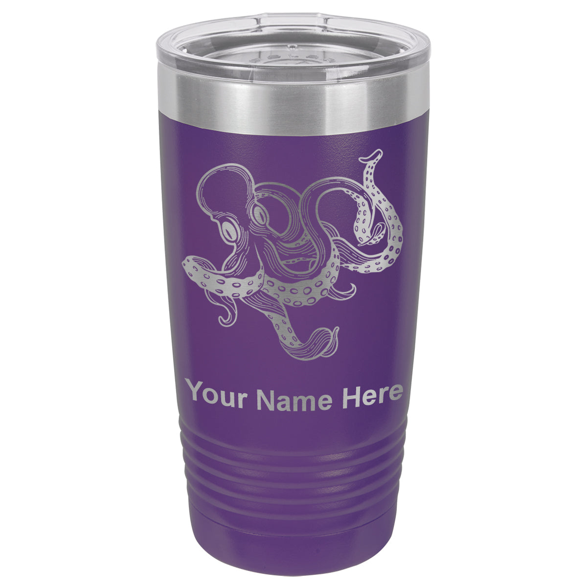 20oz Vacuum Insulated Tumbler Mug, Kraken, Personalized Engraving Included