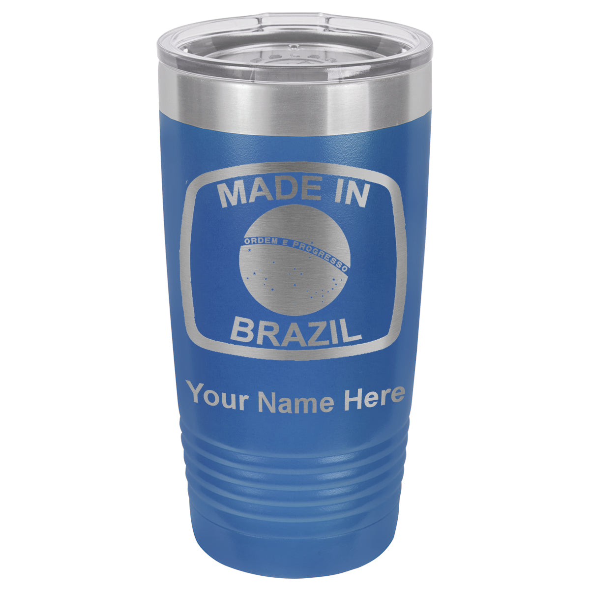 20oz Vacuum Insulated Tumbler Mug, Made in Brazil, Personalized Engraving Included