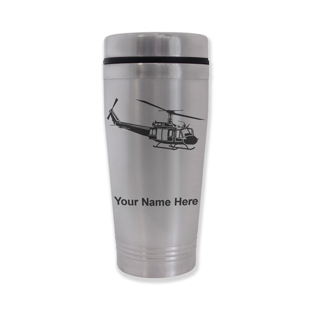 Commuter Travel Mug, Military Helicopter 2, Personalized Engraving Included