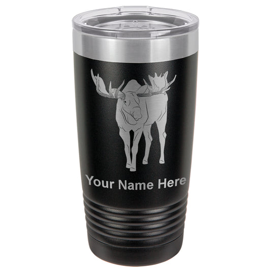 20oz Vacuum Insulated Tumbler Mug, Moose, Personalized Engraving Included