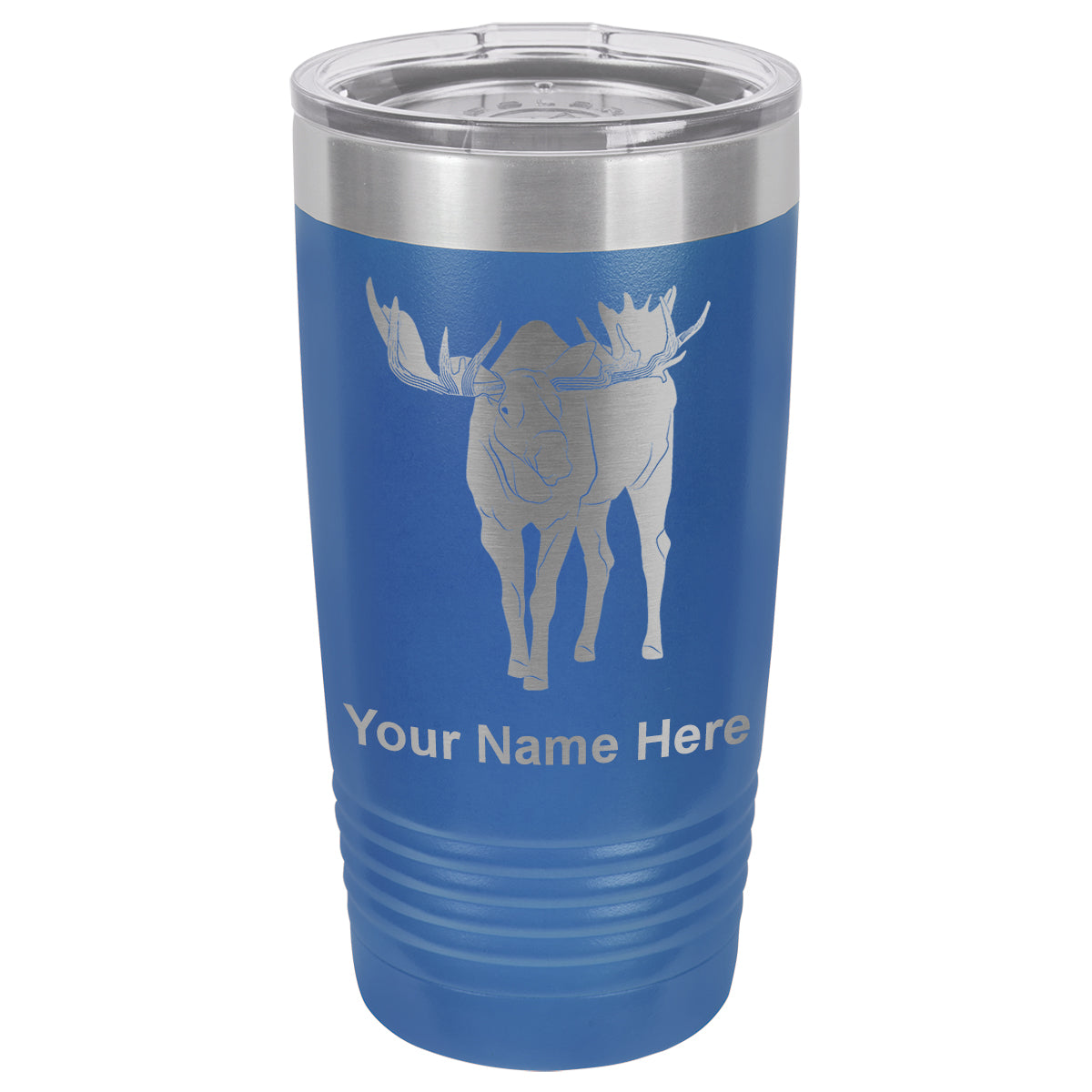 20oz Vacuum Insulated Tumbler Mug, Moose, Personalized Engraving Included