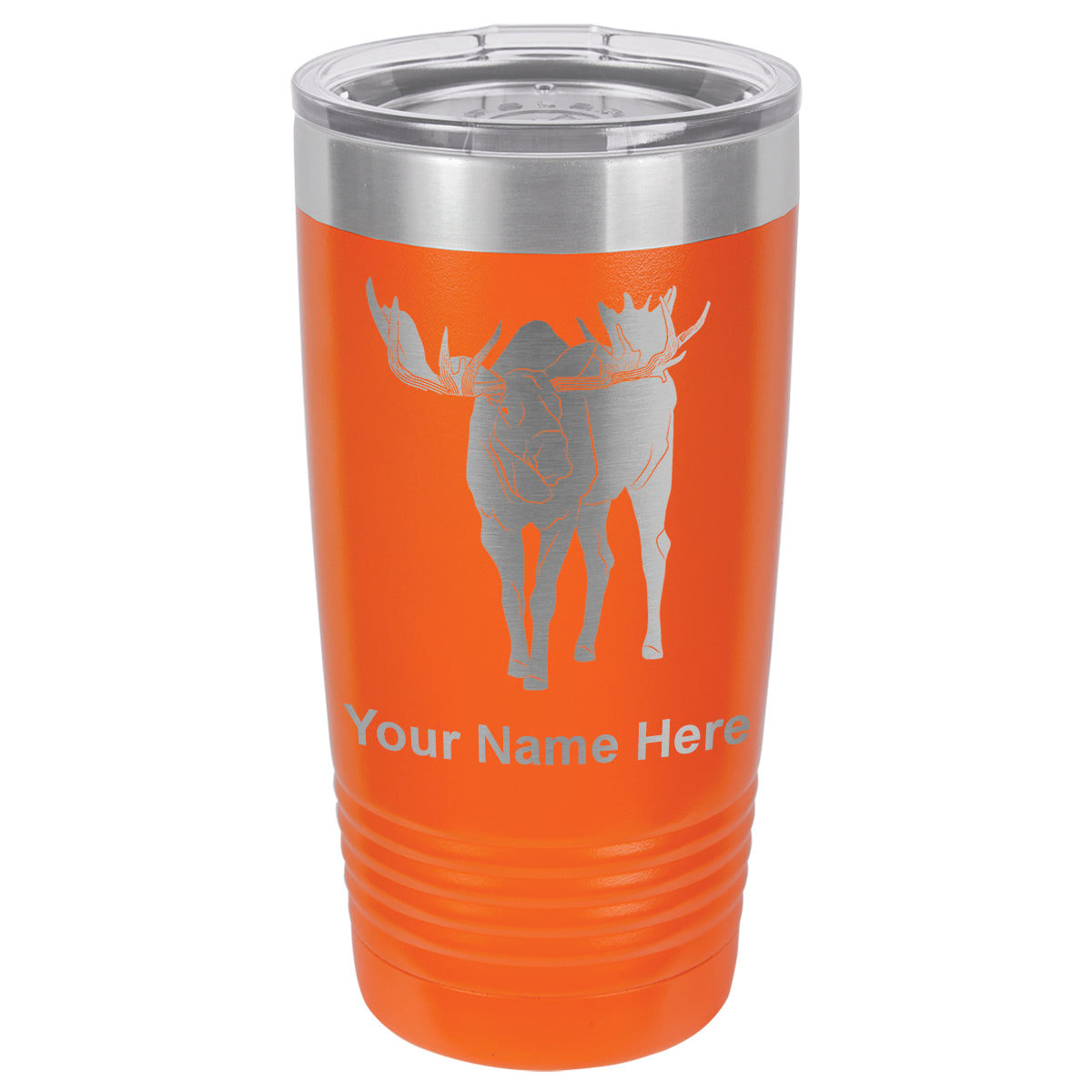 20oz Vacuum Insulated Tumbler Mug, Moose, Personalized Engraving Included