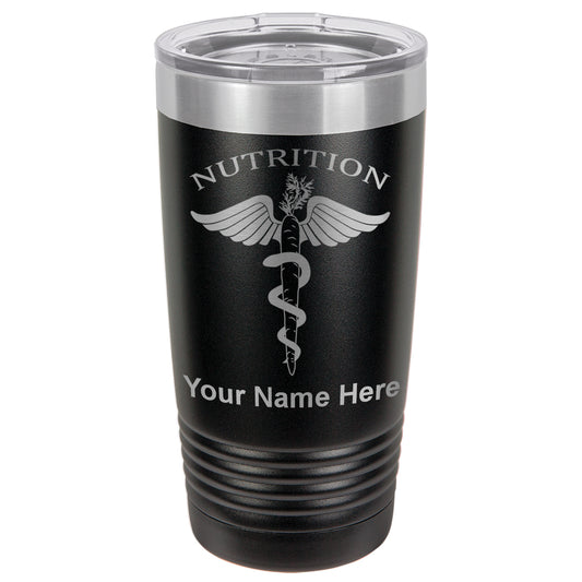 20oz Vacuum Insulated Tumbler Mug, Nutritionist, Personalized Engraving Included