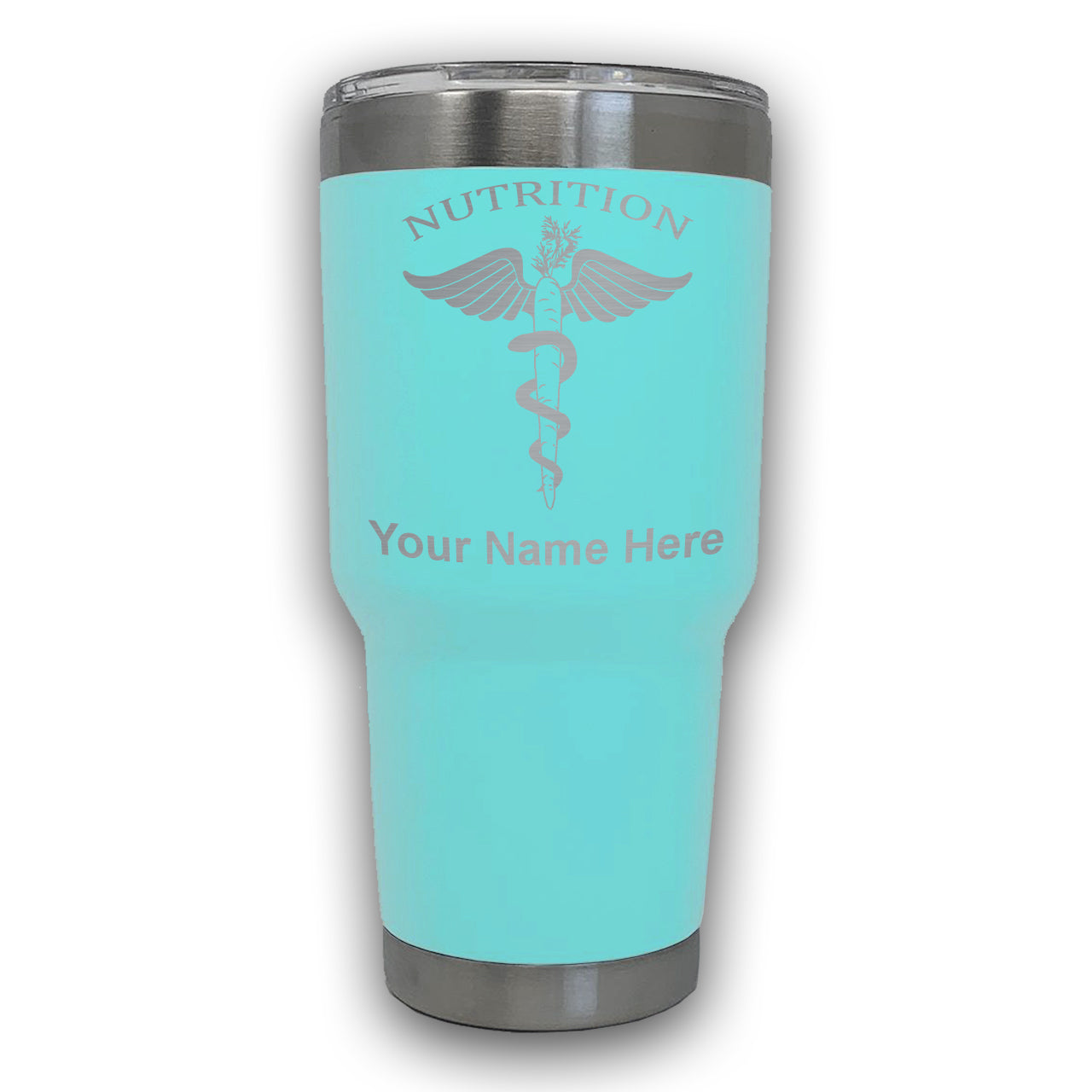 LaserGram 30oz Tumbler Mug, Nutritionist, Personalized Engraving Included