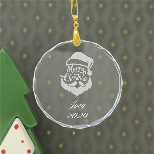 LaserGram Christmas Ornament, Accounting, Personalized Engraving Included (Round Shape)