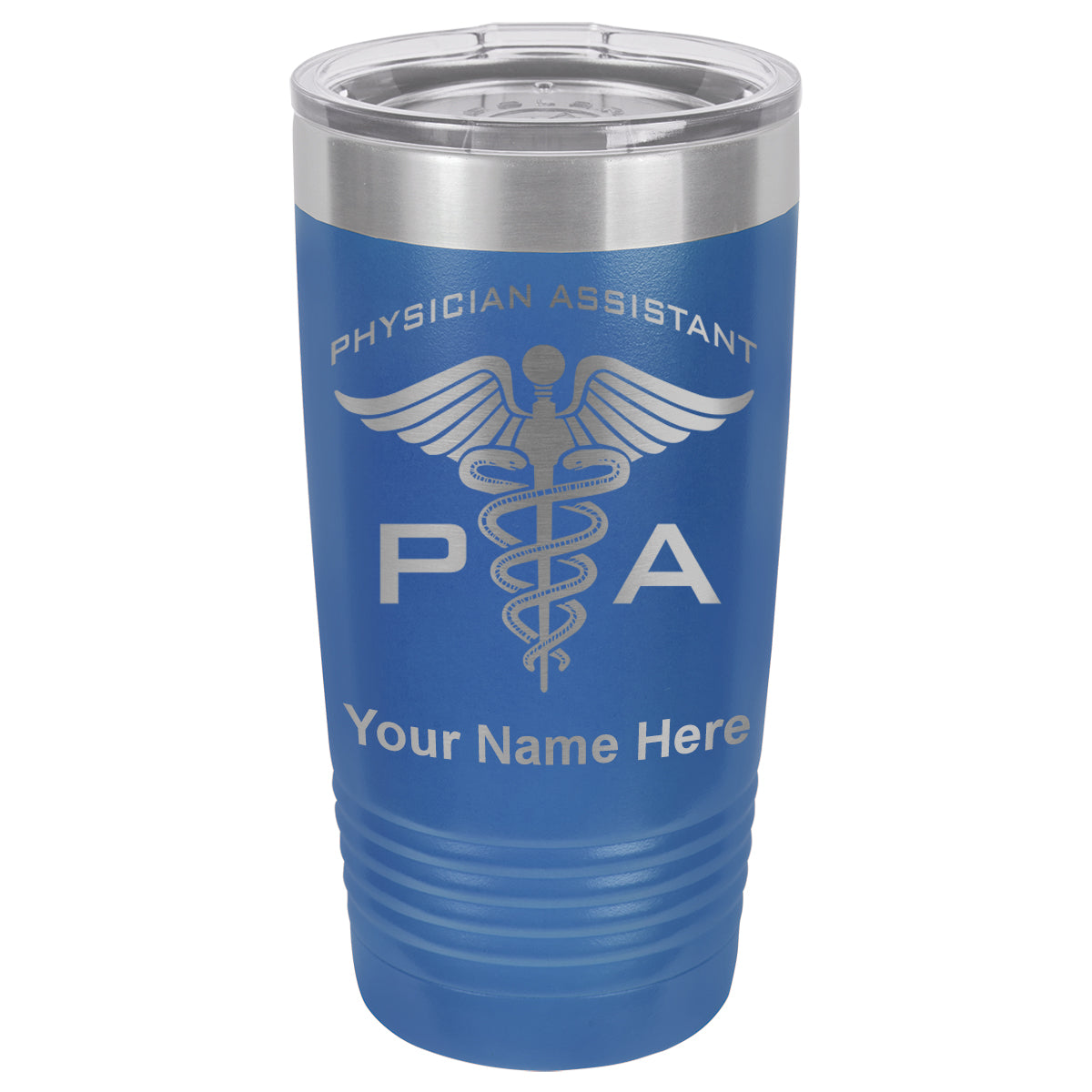 20oz Vacuum Insulated Tumbler Mug, PA Physician Assistant, Personalized Engraving Included