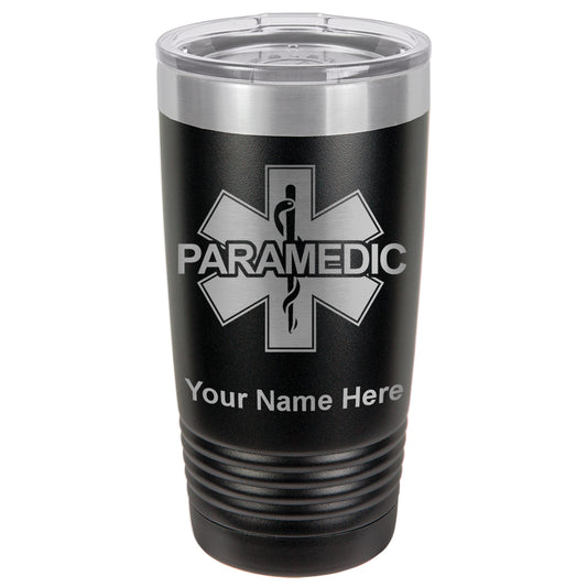 20oz Vacuum Insulated Tumbler Mug, Paramedic, Personalized Engraving Included