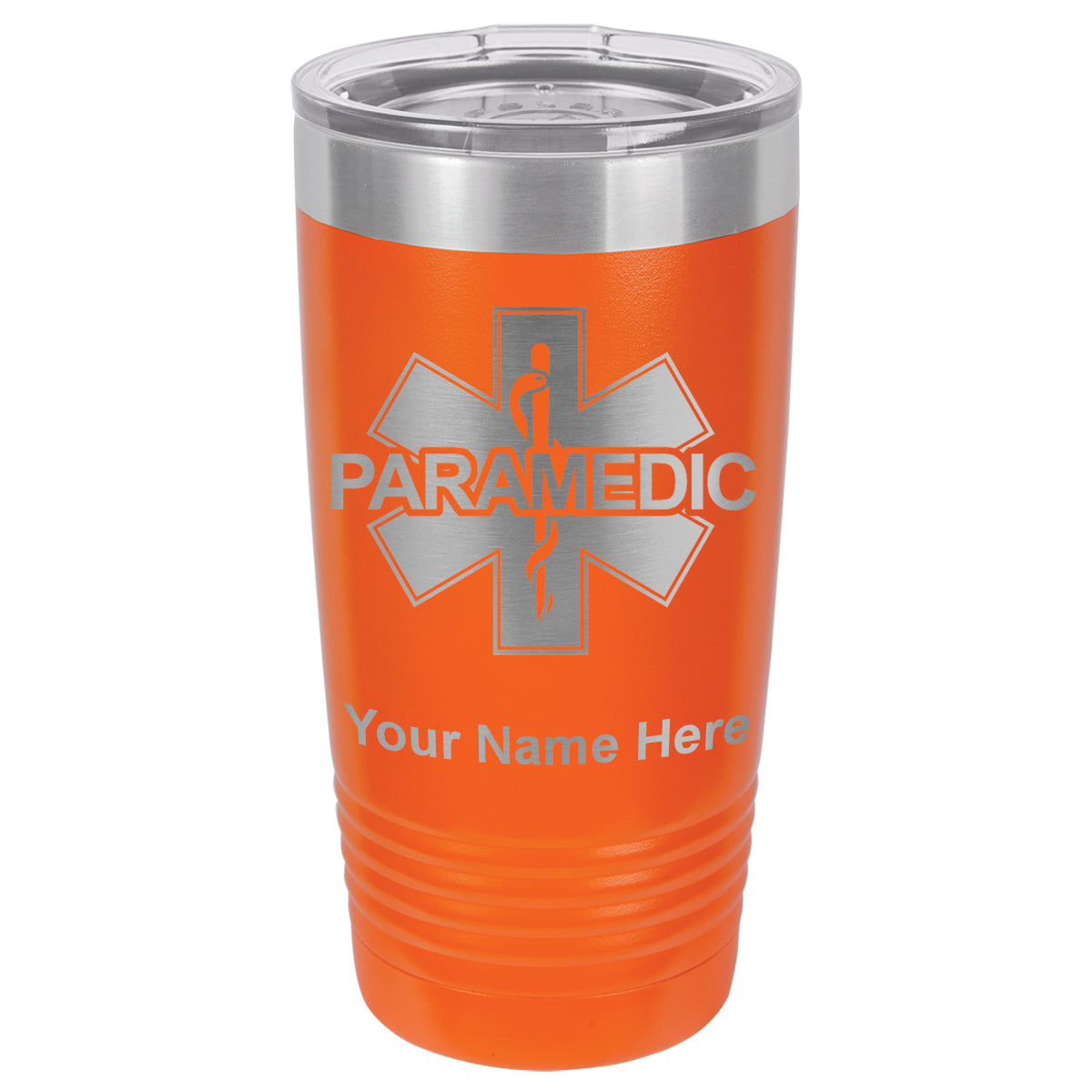 20oz Vacuum Insulated Tumbler Mug, Paramedic, Personalized Engraving Included