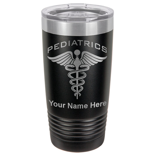 20oz Vacuum Insulated Tumbler Mug, Pediatrics, Personalized Engraving Included
