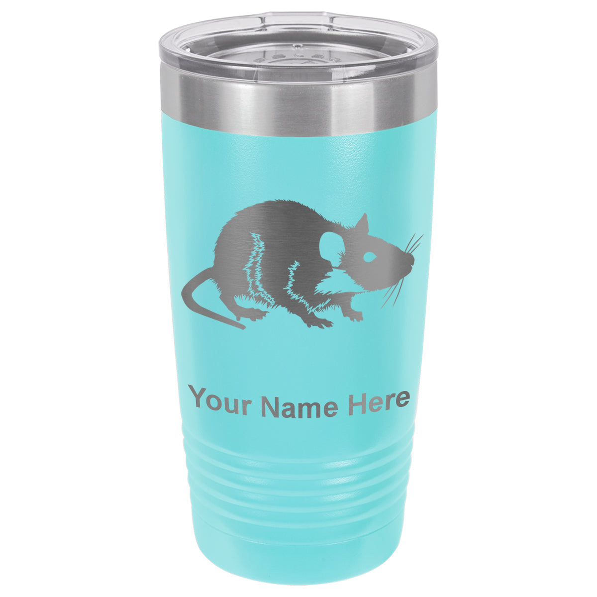 20oz Vacuum Insulated Tumbler Mug, Rat, Personalized Engraving Included