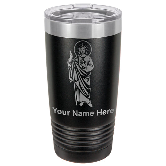 20oz Vacuum Insulated Tumbler Mug, Saint Jude, Personalized Engraving Included