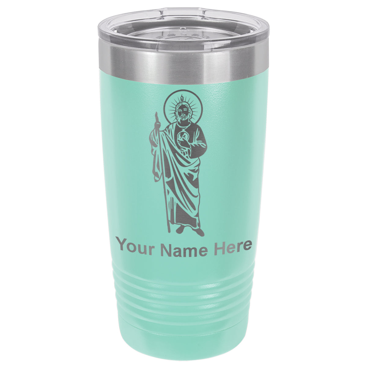 20oz Vacuum Insulated Tumbler Mug, Saint Jude, Personalized Engraving Included