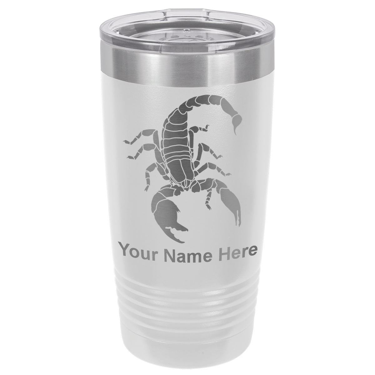 20oz Vacuum Insulated Tumbler Mug, Scorpion, Personalized Engraving Included