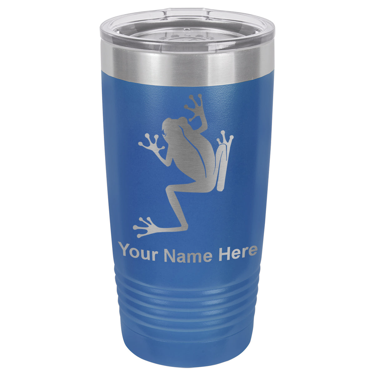 20oz Vacuum Insulated Tumbler Mug, Tree Frog, Personalized Engraving Included