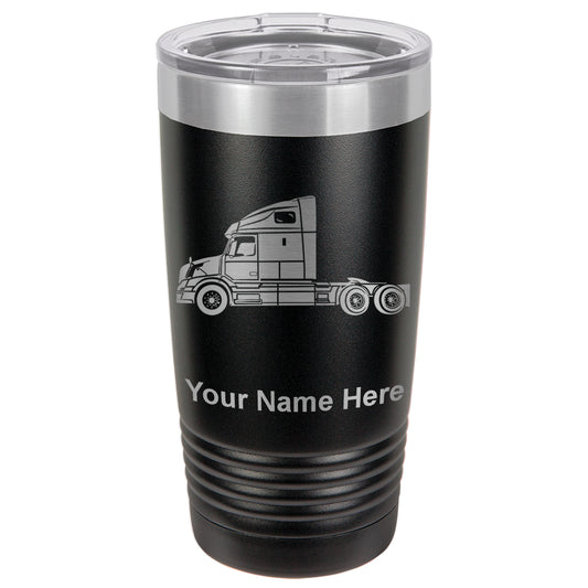 20oz Vacuum Insulated Tumbler Mug, Truck Cab, Personalized Engraving Included