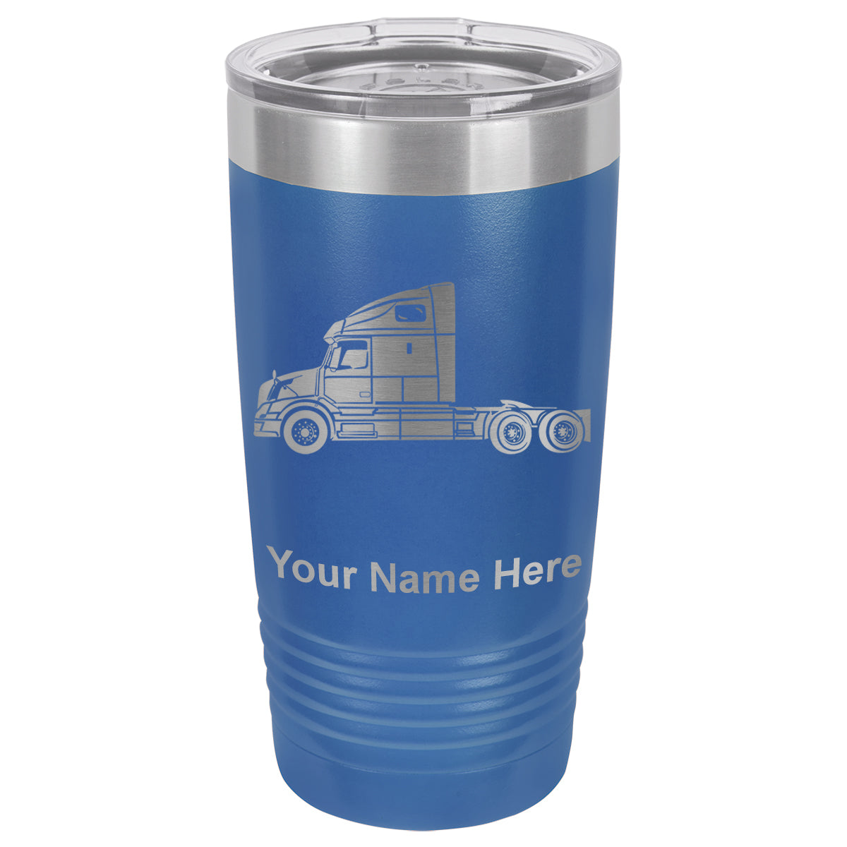 20oz Vacuum Insulated Tumbler Mug, Truck Cab, Personalized Engraving Included