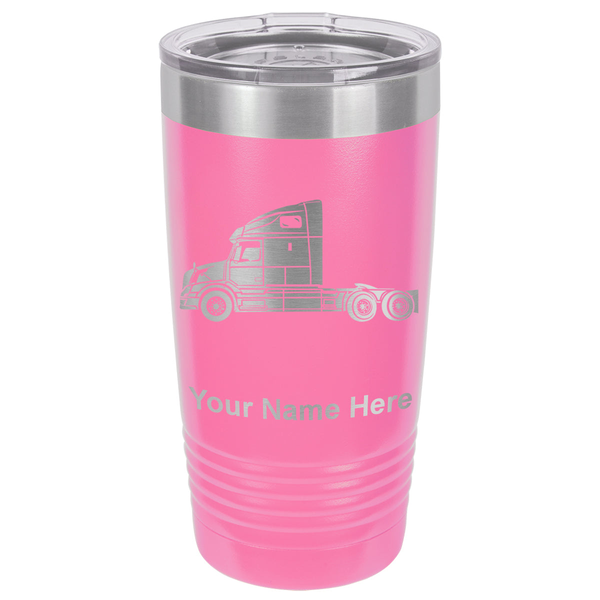 20oz Vacuum Insulated Tumbler Mug, Truck Cab, Personalized Engraving Included