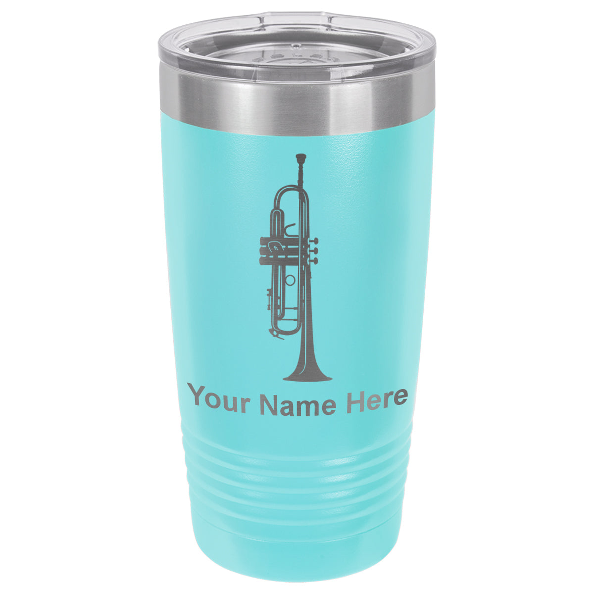 20oz Vacuum Insulated Tumbler Mug, Trumpet, Personalized Engraving Included