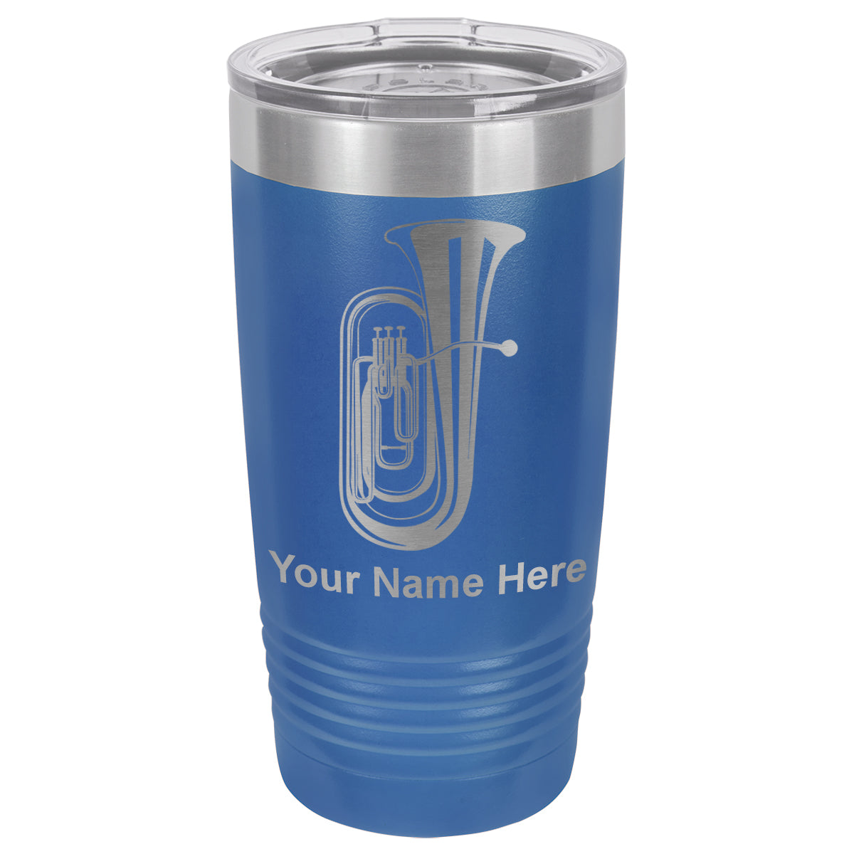 20oz Vacuum Insulated Tumbler Mug, Tuba, Personalized Engraving Included