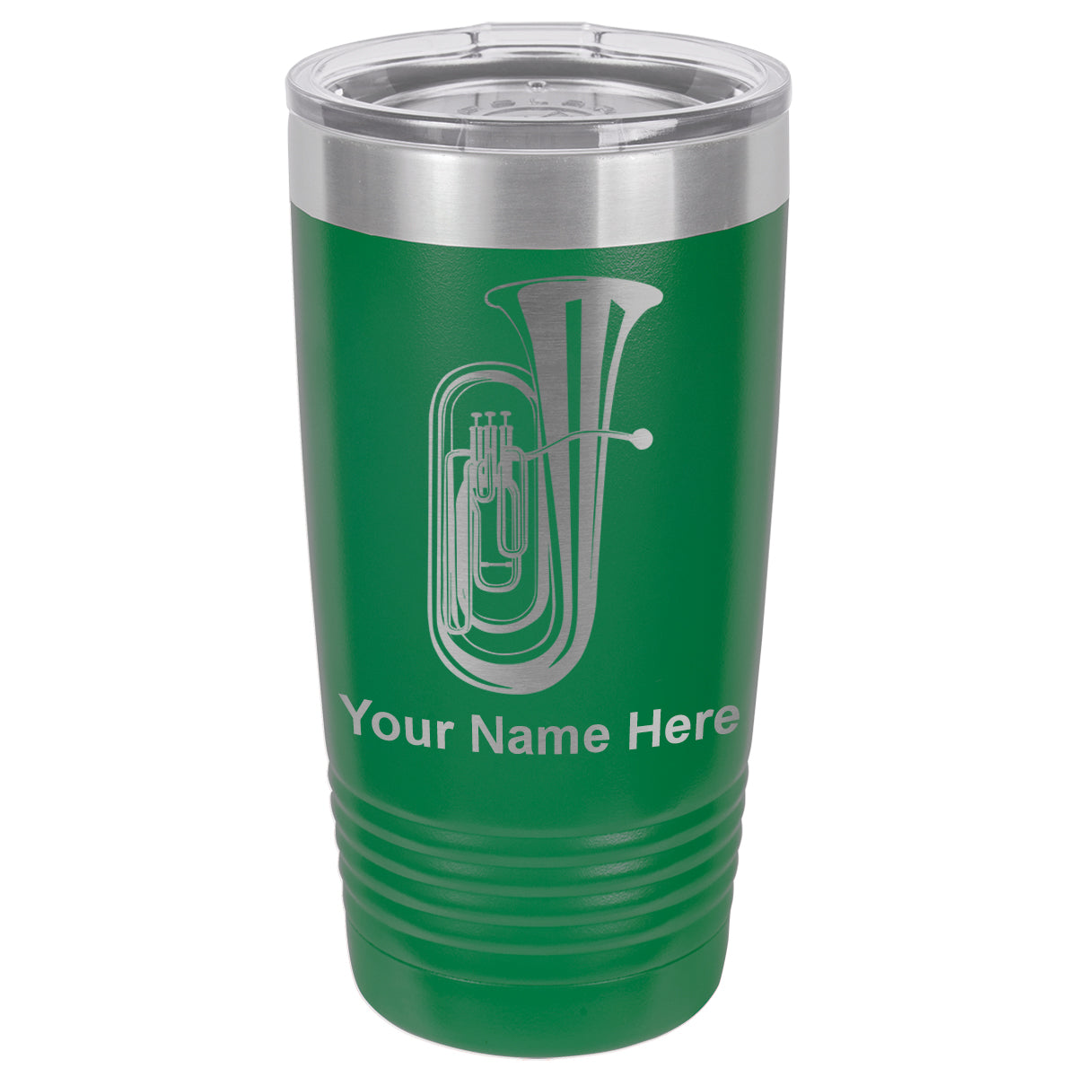 20oz Vacuum Insulated Tumbler Mug, Tuba, Personalized Engraving Included