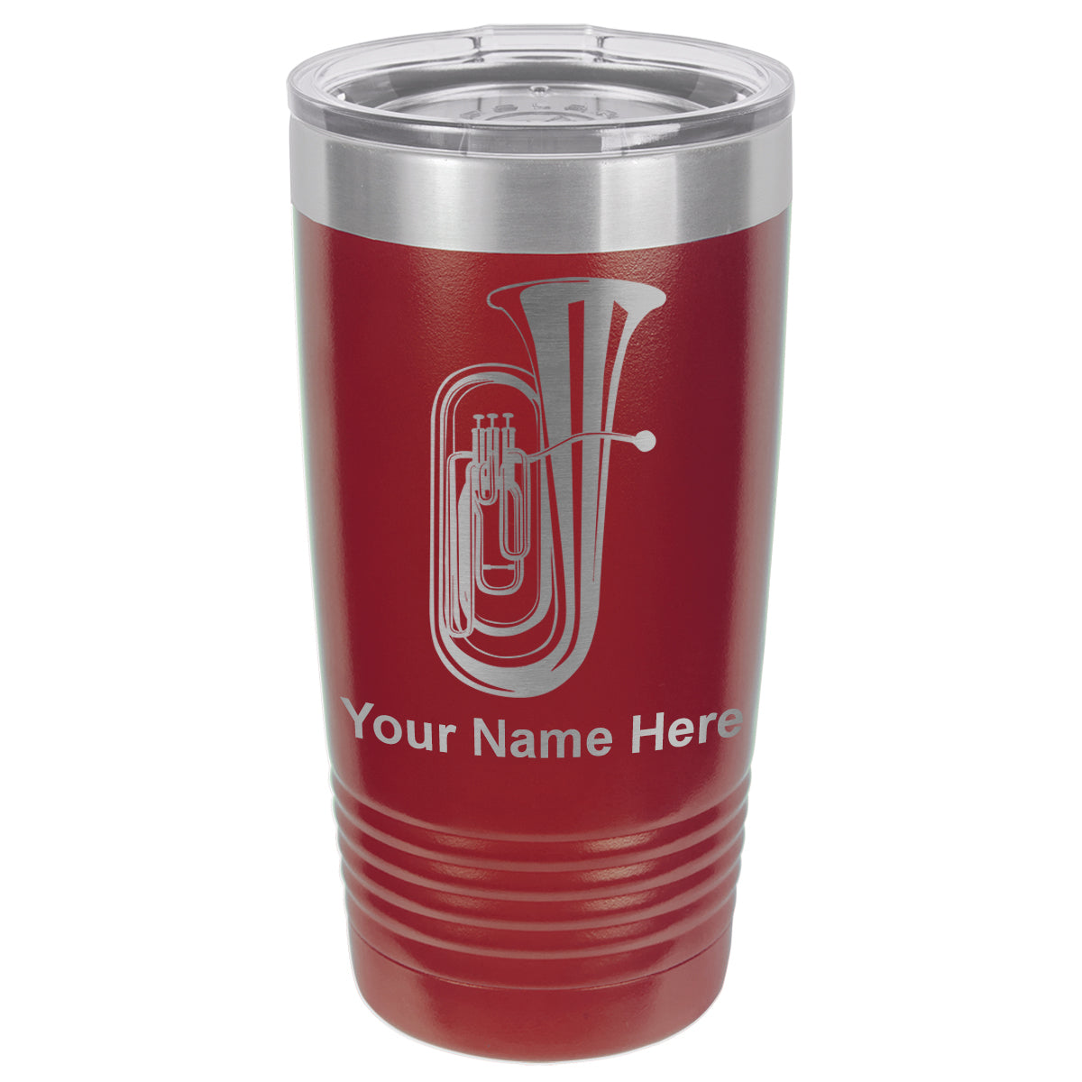 20oz Vacuum Insulated Tumbler Mug, Tuba, Personalized Engraving Included
