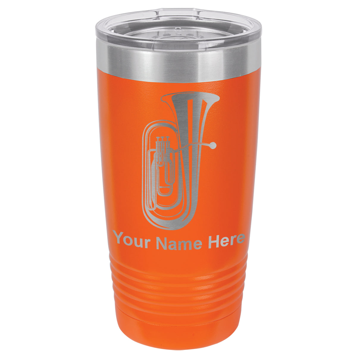 20oz Vacuum Insulated Tumbler Mug, Tuba, Personalized Engraving Included