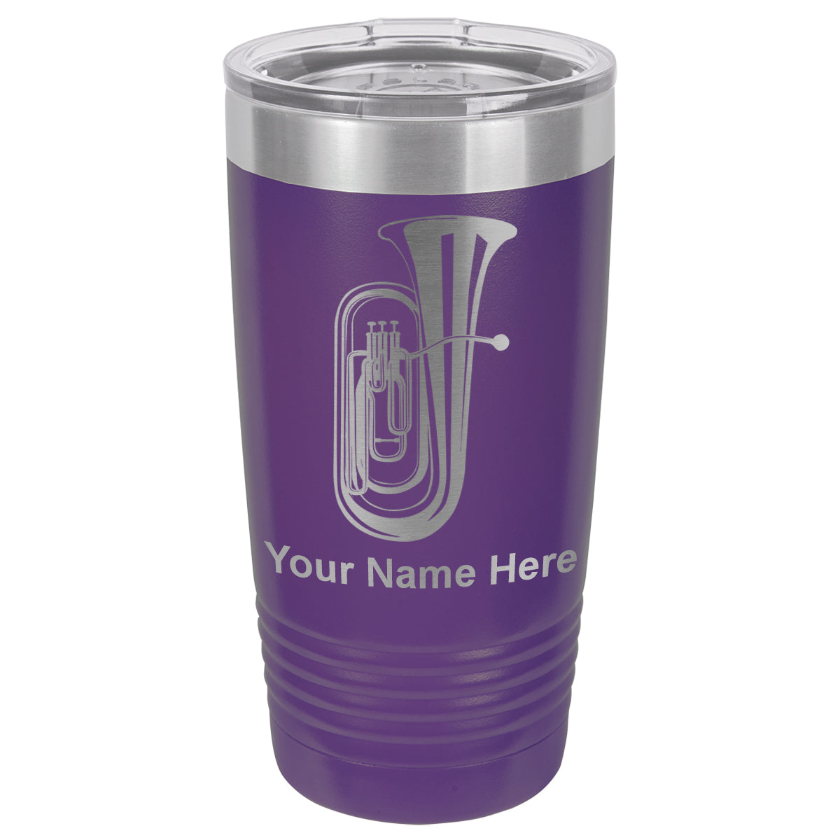 20oz Vacuum Insulated Tumbler Mug, Tuba, Personalized Engraving Included