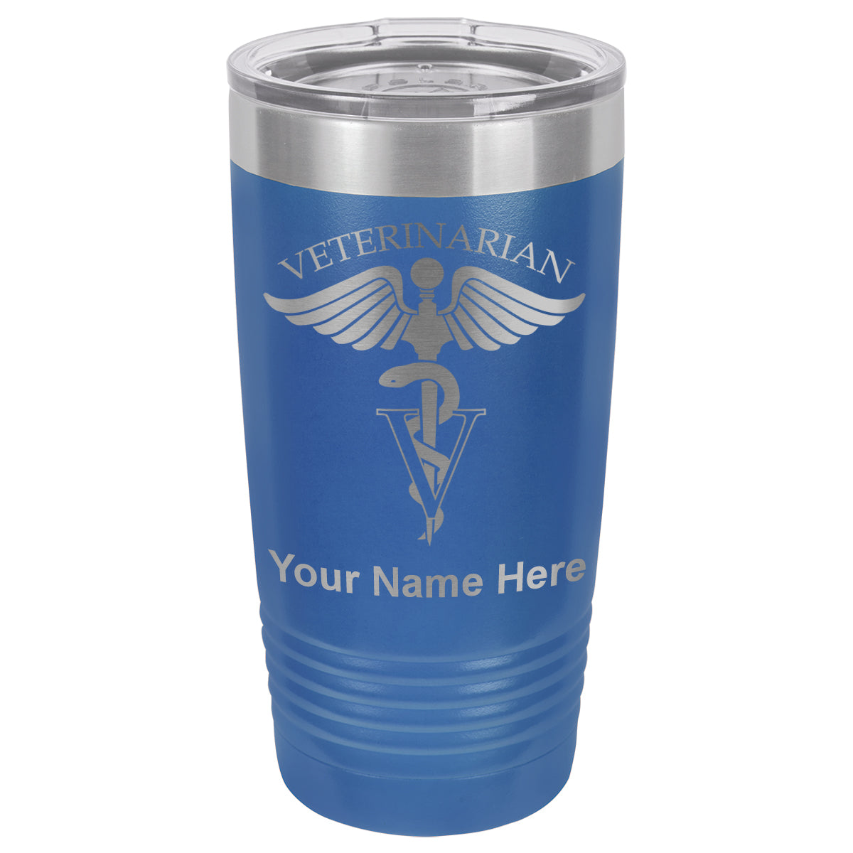 20oz Vacuum Insulated Tumbler Mug, Veterinarian, Personalized Engraving Included