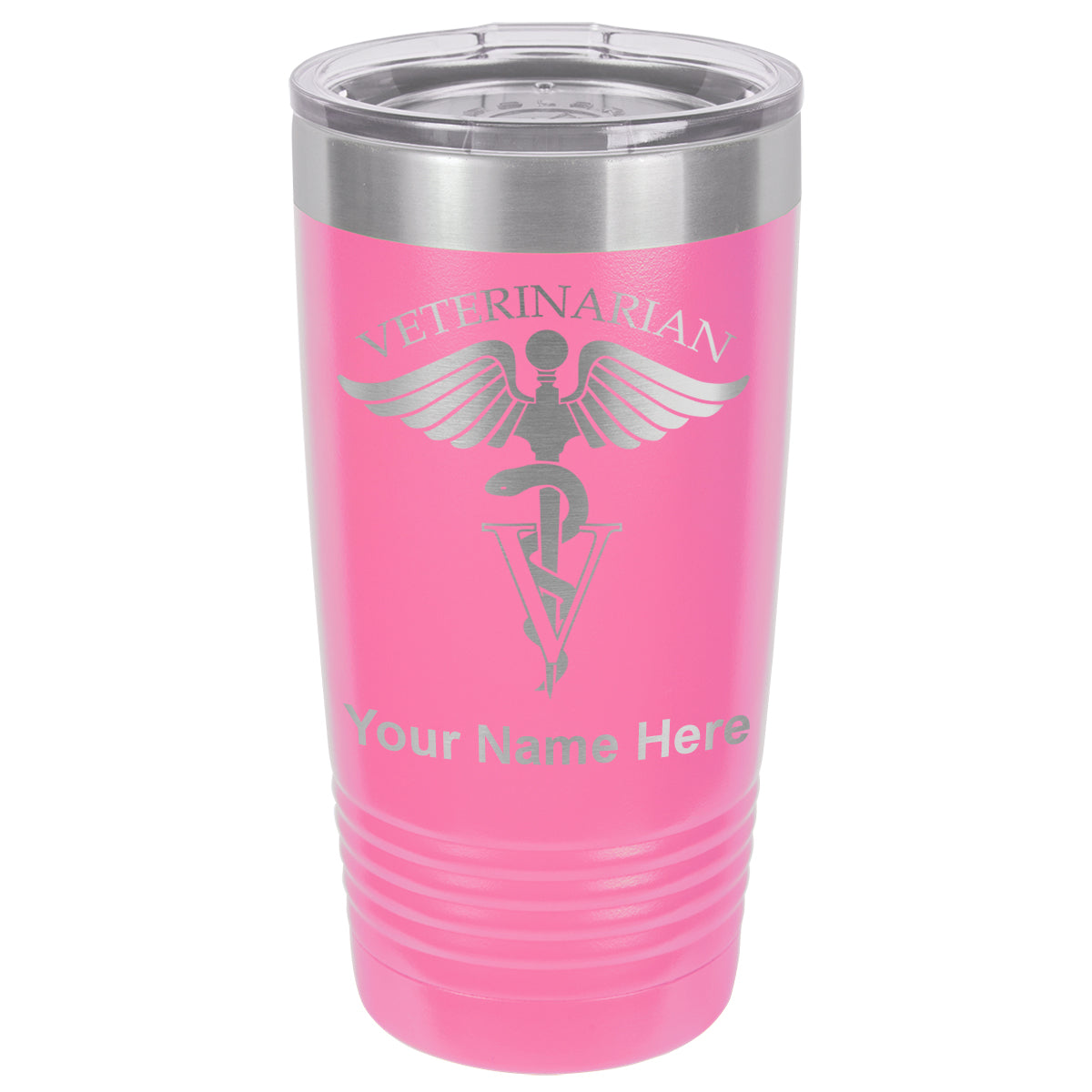 20oz Vacuum Insulated Tumbler Mug, Veterinarian, Personalized Engraving Included