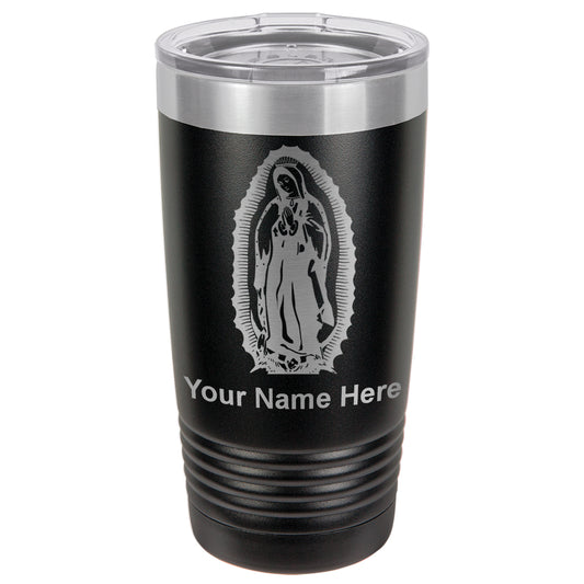 20oz Vacuum Insulated Tumbler Mug, Virgen de Guadalupe, Personalized Engraving Included